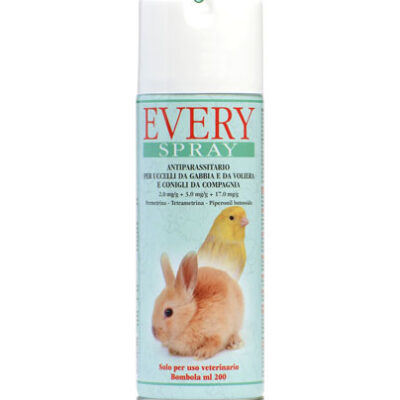 EVERY SPRAY ANTIPARASSITARIO UCCELLI E CONIGLI ML. 200