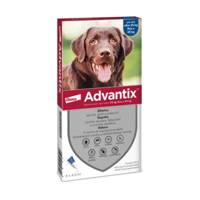 Advantix Spot-on per cani oltre 25 kg fino a 40 kg (6 pz)